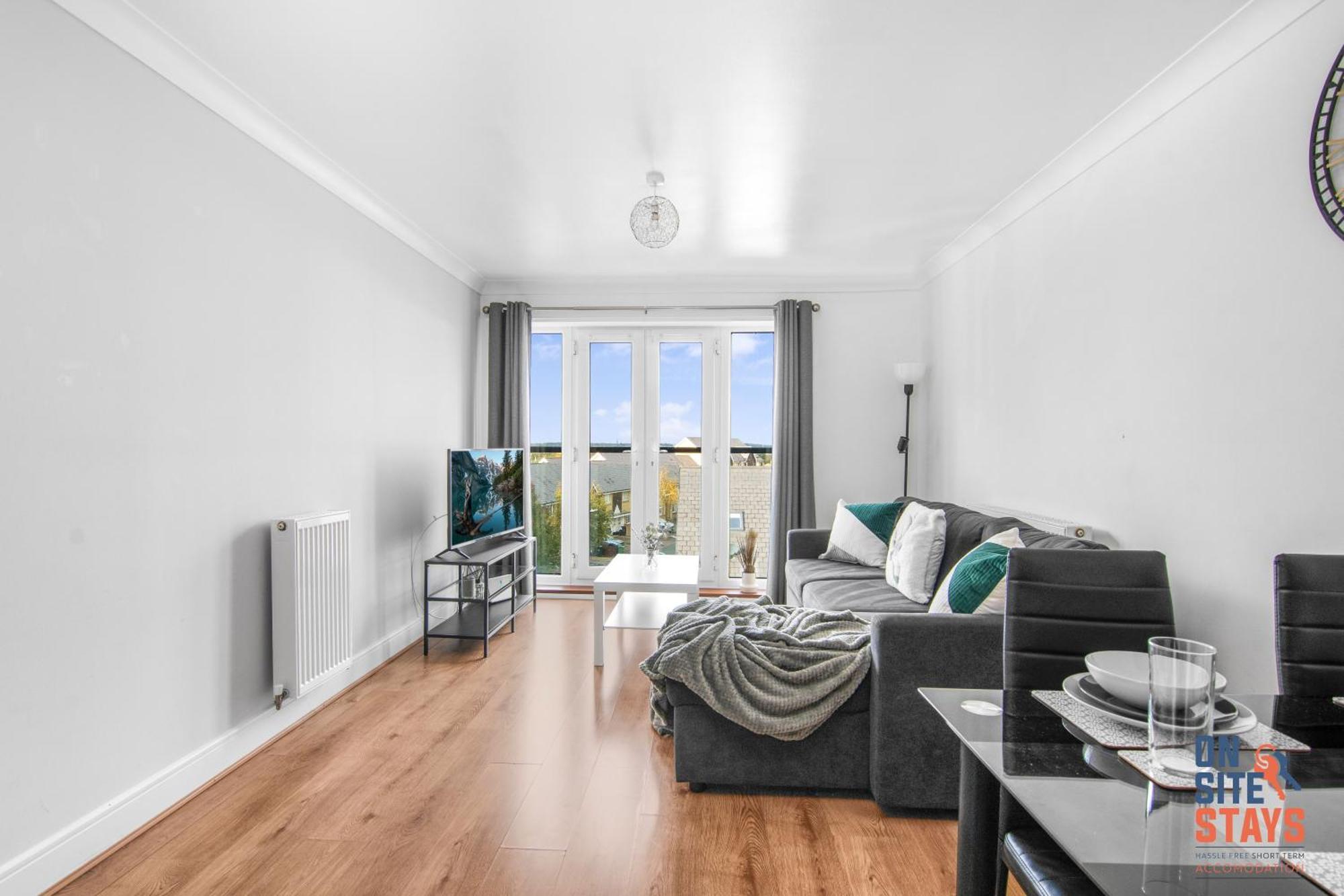 Onsitestays - Cosy 2-Bedroom Apartment With Free Parking, Wi-Fi & London Links Northfleet Eksteriør bilde