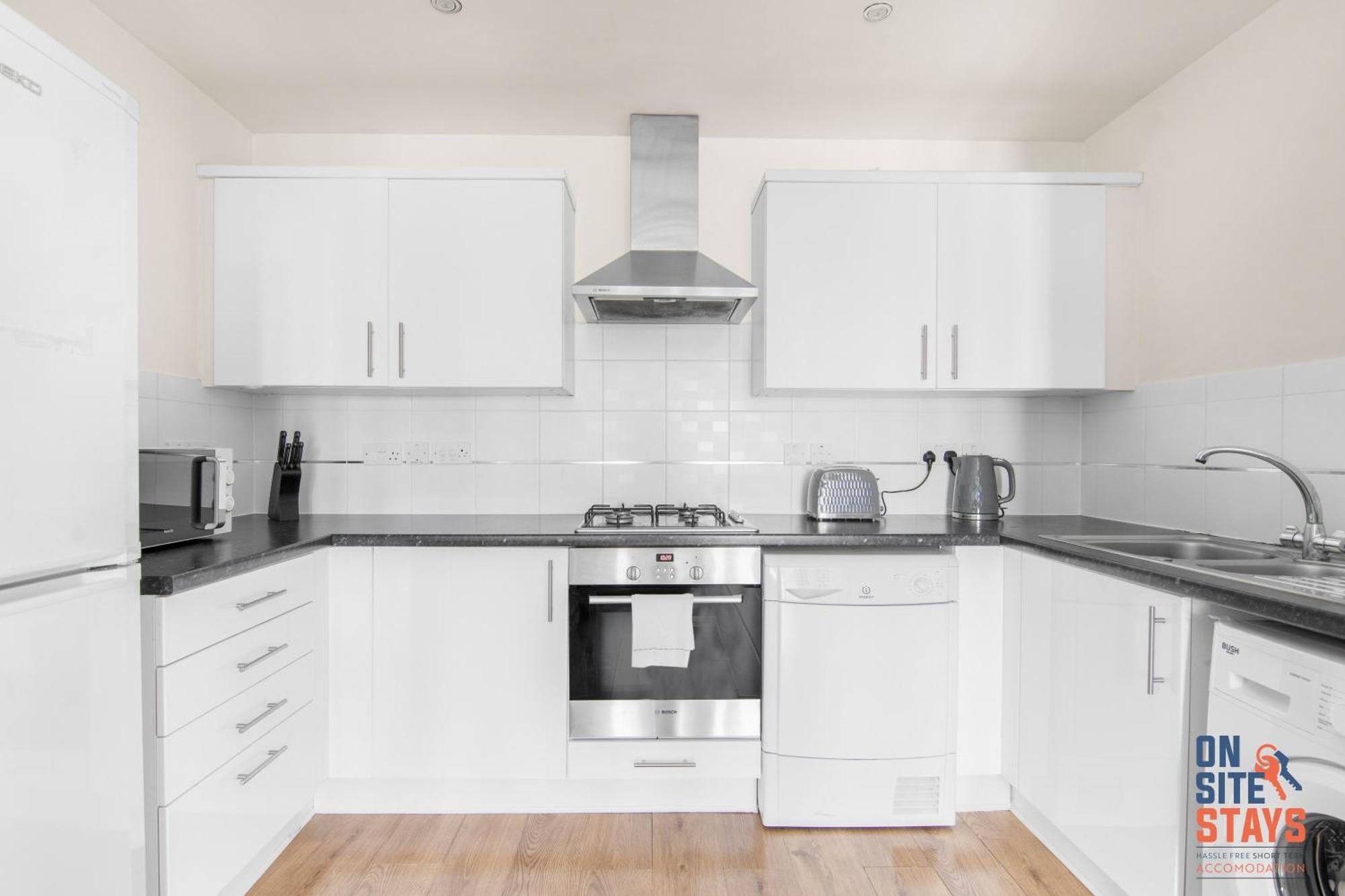 Onsitestays - Cosy 2-Bedroom Apartment With Free Parking, Wi-Fi & London Links Northfleet Eksteriør bilde