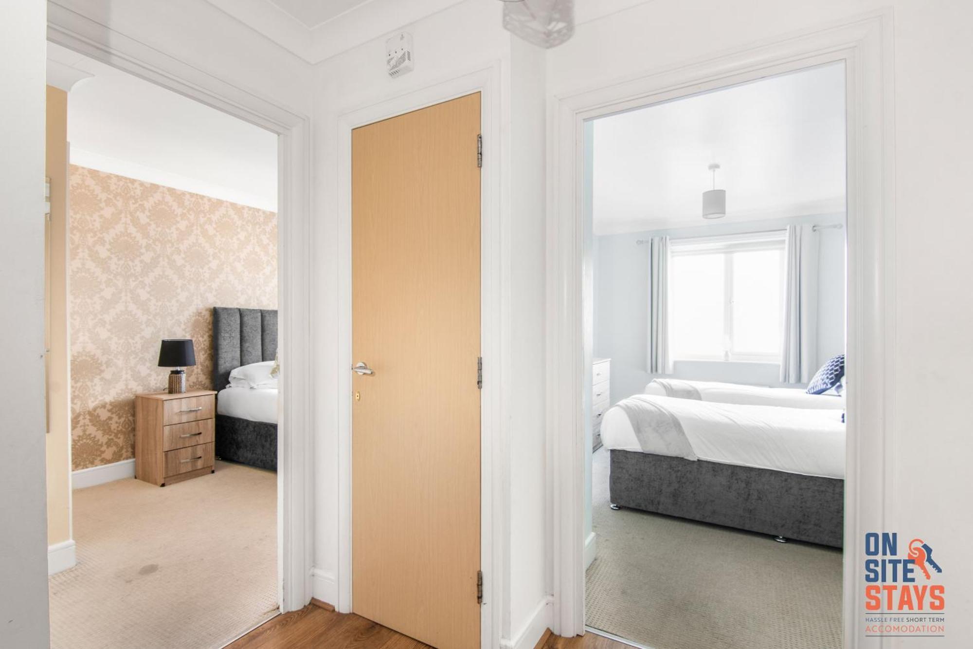 Onsitestays - Cosy 2-Bedroom Apartment With Free Parking, Wi-Fi & London Links Northfleet Eksteriør bilde