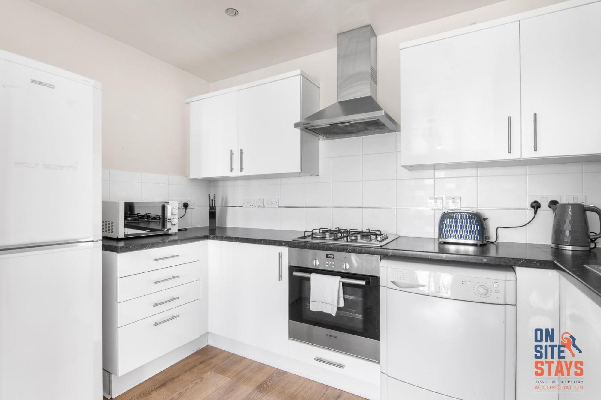 Onsitestays - Cosy 2-Bedroom Apartment With Free Parking, Wi-Fi & London Links Northfleet Eksteriør bilde